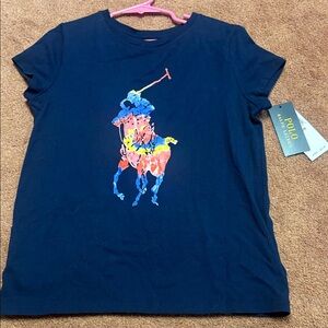 Polo by Ralph Lauren Kids Dark Blue Graphic Tee